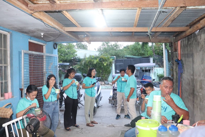 Youth outreach with welcome signs